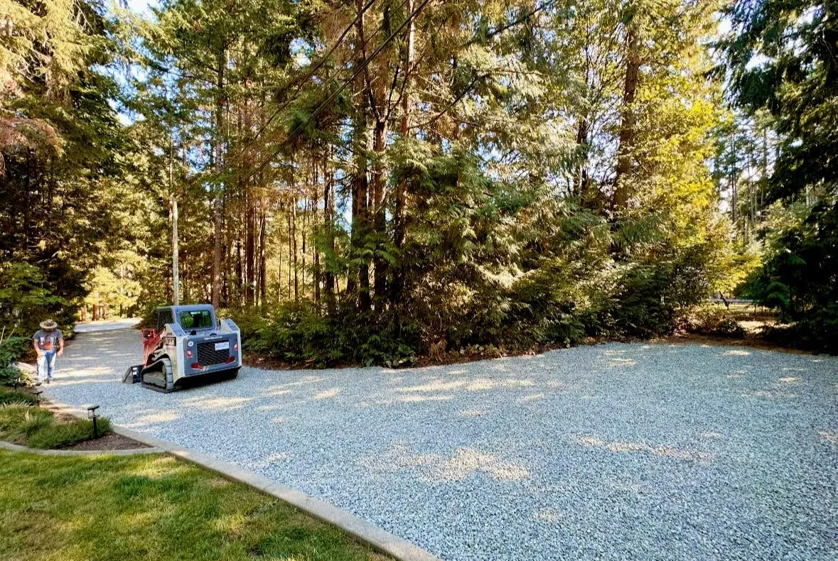 Driveway prep by Coastal Kraken